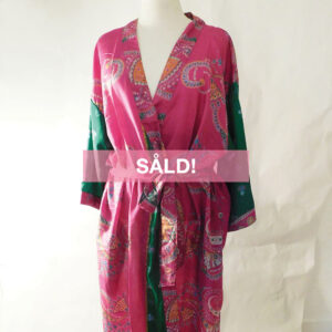 Kimono vintage mörkrosa